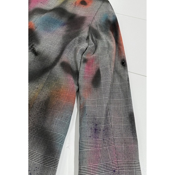 Artsy Painted and Embellished Blazer Art to Wear Jacket Womens Sz 8 (177) - Picture 8 of 12